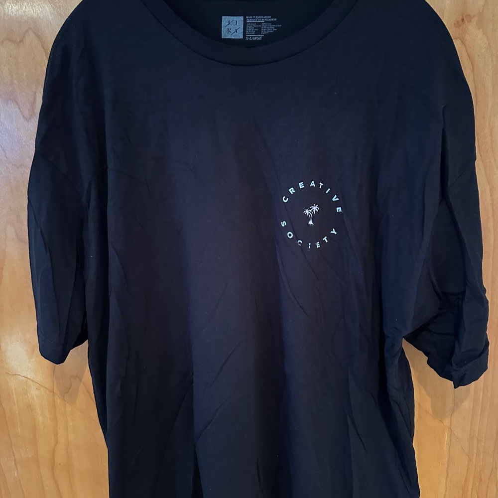 T.J.Maxx Black Graphic Tee